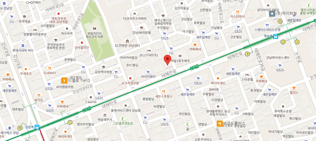 AFLEX Global - Korea Map